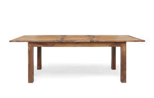 Porter Designs Porter Urban Solid Sheesham Wood Dining Table With Butterfly Leaf – Eco-friendly, Modern Design Natural Wood 07-117-01-4005