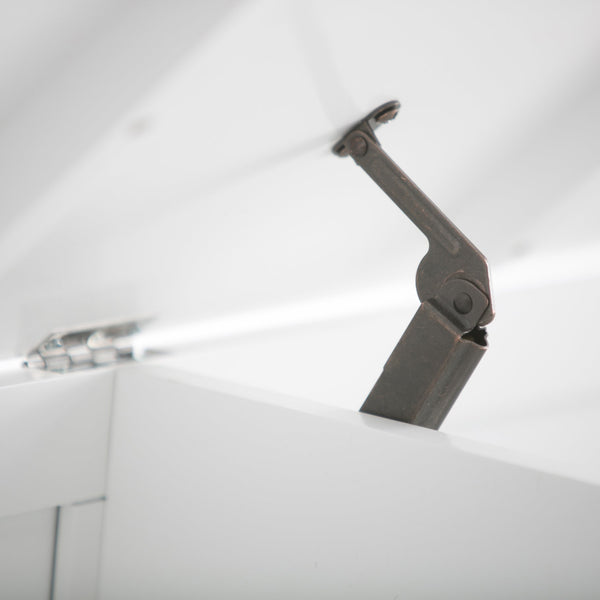 English Elm Adams Entryway Storage Bench - Stylish White Wood Seat With Hidden Storage For Modern Spaces B136P158100