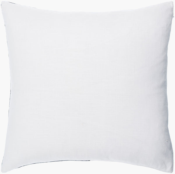 Surya Chromatique 18" Cotton Accent Pillow - Luxurious Softness With Unique Design For Stylish Comfort Black Cotton,Cotton Ctq002-1818