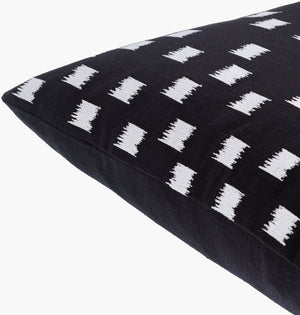 Surya Chromatique 18" Cotton Accent Pillow - Luxurious Softness With Unique Design For Stylish Comfort White Cotton,Cotton Ctq003-2020