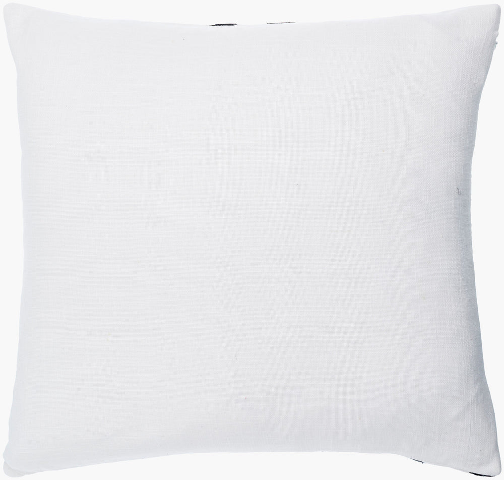 Surya Chromatique 18" Cotton Accent Pillow - Luxurious Softness With Unique Design For Stylish Comfort Black Cotton,Cotton Ctq004-2222p