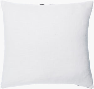 Surya Chromatique 18" Cotton Accent Pillow - Luxurious Softness With Unique Design For Stylish Comfort Black Cotton,Cotton Ctq004-2222p