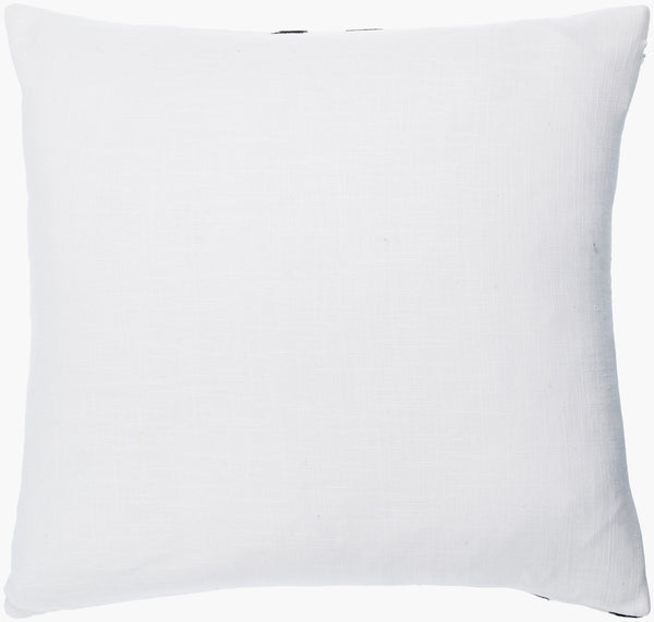 Surya Chromatique 18" Cotton Accent Pillow - Luxurious Softness With Unique Design For Stylish Comfort Black Cotton,Cotton Ctq004-2222p