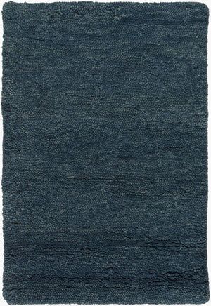 Surya Cotswald Cts-5001 2' X 3' Handmade Wool Rug - Modern Decor, Durable, Charming Medium Pile Design Dark Blue Wool Cts5001-3353