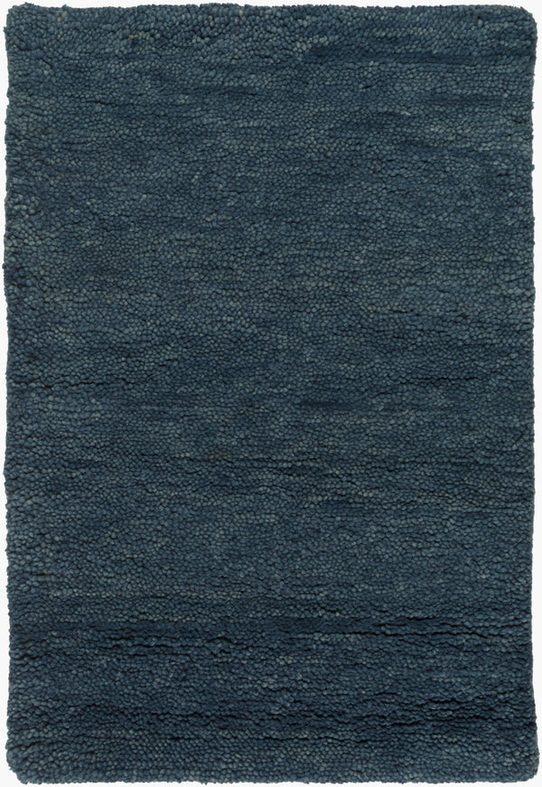 Surya Cotswald Cts-5001 2' X 3' Handmade Wool Rug - Modern Decor, Durable, Charming Medium Pile Design Dark Blue Wool Cts5001-3353