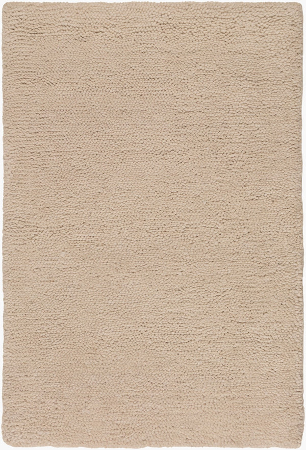 Surya Cotswald Cts-5001 2' X 3' Handmade Wool Rug - Modern Decor, Durable, Charming Medium Pile Design Beige Wool Cts5004-23