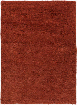 Surya Cotswald Cts-5001 2' X 3' Handmade Wool Rug - Modern Decor, Durable, Charming Medium Pile Design Rust Wool Cts5007-23