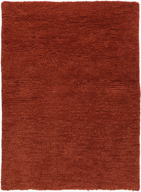 Surya Cotswald Cts-5001 2' X 3' Handmade Wool Rug - Modern Decor, Durable, Charming Medium Pile Design Rust Wool Cts5007-23