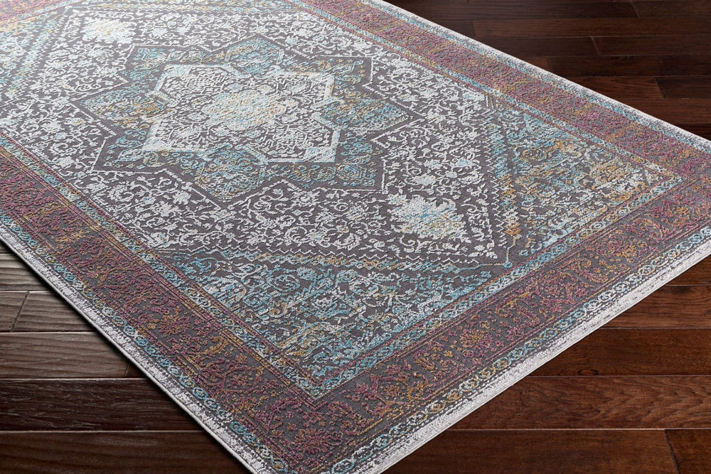 Livabliss Couture Machine Woven Polyester Area Rug with Medium Pile for Large Living Rooms Dark Brown, Cre 10' x 14' CTU2317-1014