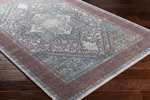 Livabliss Couture Machine Woven Polyester Area Rug with Medium Pile for Large Living Rooms Dark Brown, Cre 10' x 14' CTU2317-1014