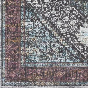 Livabliss Couture Machine Woven Polyester Area Rug with Medium Pile for Large Living Rooms Dark Brown, Cre 10' x 14' CTU2317-1014