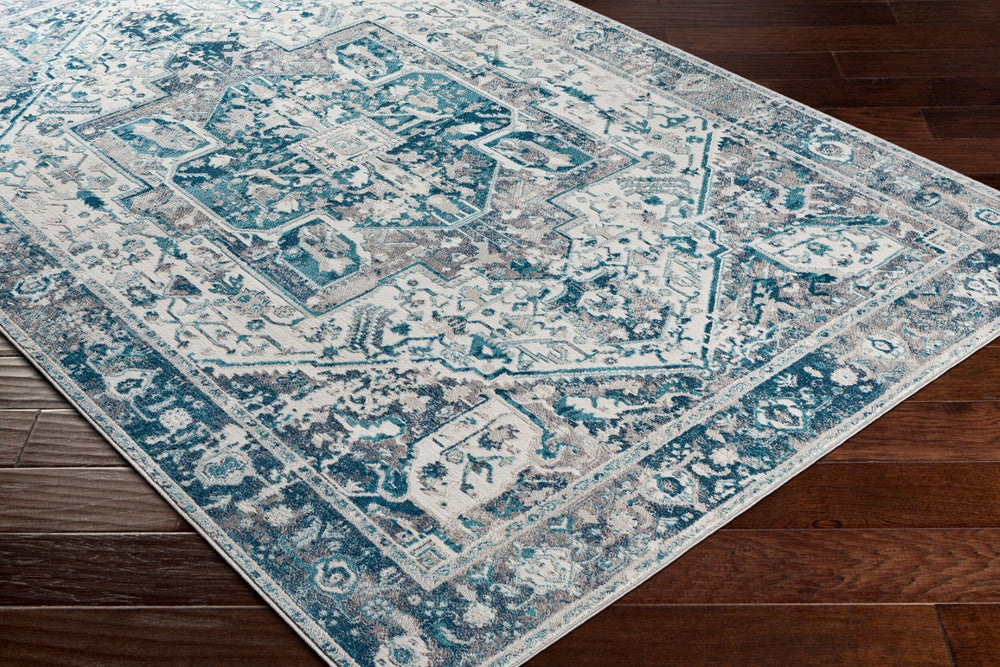 Livabliss Couture Traditional Medallion Polyester Area Rug for Formal Living and Dining Rooms CTU2320-81012