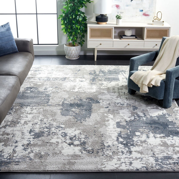 Safavieh Century 339 Power Loomed Contemporary Rug Grey / Blue CTY339F-217