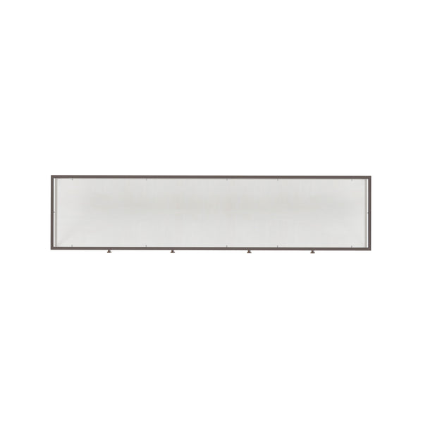A.R.T. Furniture Mezzanine Console Table In Dove Gray - Antique Mirror Drawers, Glass Top & Stylish Storage Solutions Light Gray Parawood And Poplar Solids,Maple Veneer,Mirror,Glass,Steel 325327-2249
