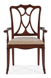 Hooker Furniture Charleston Upholstered Seat Arm Chair - Set of 2 6750-75300-85