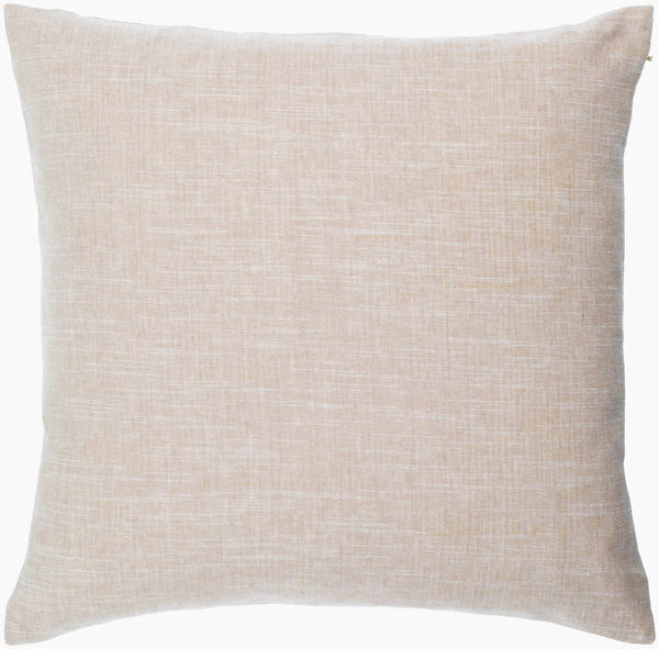 Surya Chateau De Chic 18" Accent Pillow - Luxurious Linen-cotton Blend With Elegant Embroidery Design Light Sage Linen,Cotton,Linen,Cotton Cud004-2222