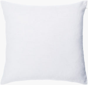 Surya Chateau De Chic 18" Accent Pillow - Luxurious Linen-cotton Blend With Elegant Embroidery Design Light Sage Linen,Cotton,Linen,Cotton Cud006-2222p