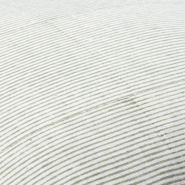 Surya Chateau De Chic 18" Accent Pillow - Luxurious Linen-cotton Blend With Elegant Embroidery Design Light Sage Linen,Cotton,Linen,Cotton Cud006-2222p