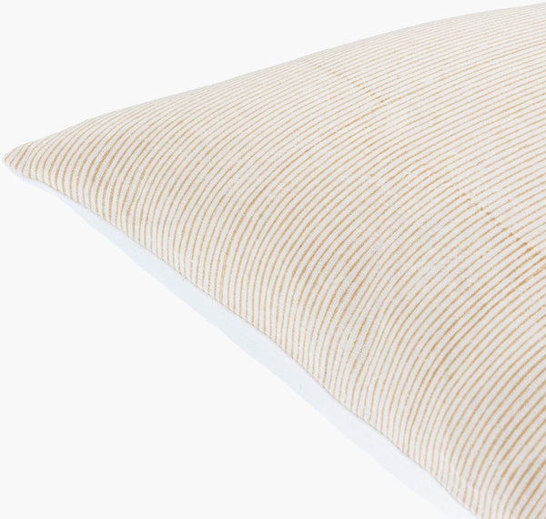 Surya Chateau De Chic 18" Accent Pillow - Luxurious Linen-cotton Blend With Elegant Embroidery Design Ivory Linen,Cotton,Linen,Cotton Cud007-2020d