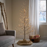 Christopher Knight Home® 5-foot Pre-Lit 186 Warm White LED Artificial Christmas Twig Tree