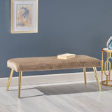 Christopher Knight Home® - Noble House - Capernaum Patterned Faux Fur Bench