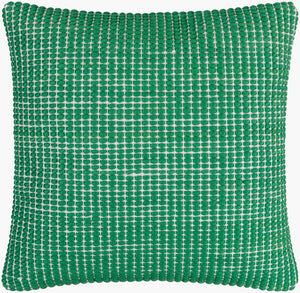 Livabliss Chunky Grid Woven Wool Cotton Accent Pillow for Modern Minimalist Living Spaces CUG002-1818
