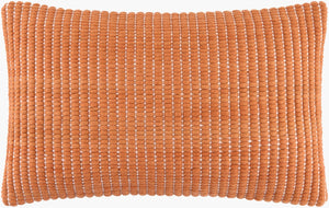 Livabliss Chunky Wool Cotton Blend Geometric Lumbar Pillow for Sofas Benches and Layered Beds CUG005-1320P