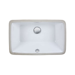 Undermount Sink - 21-inch Rectangular Vitreous China - White CUM198RWT N/A