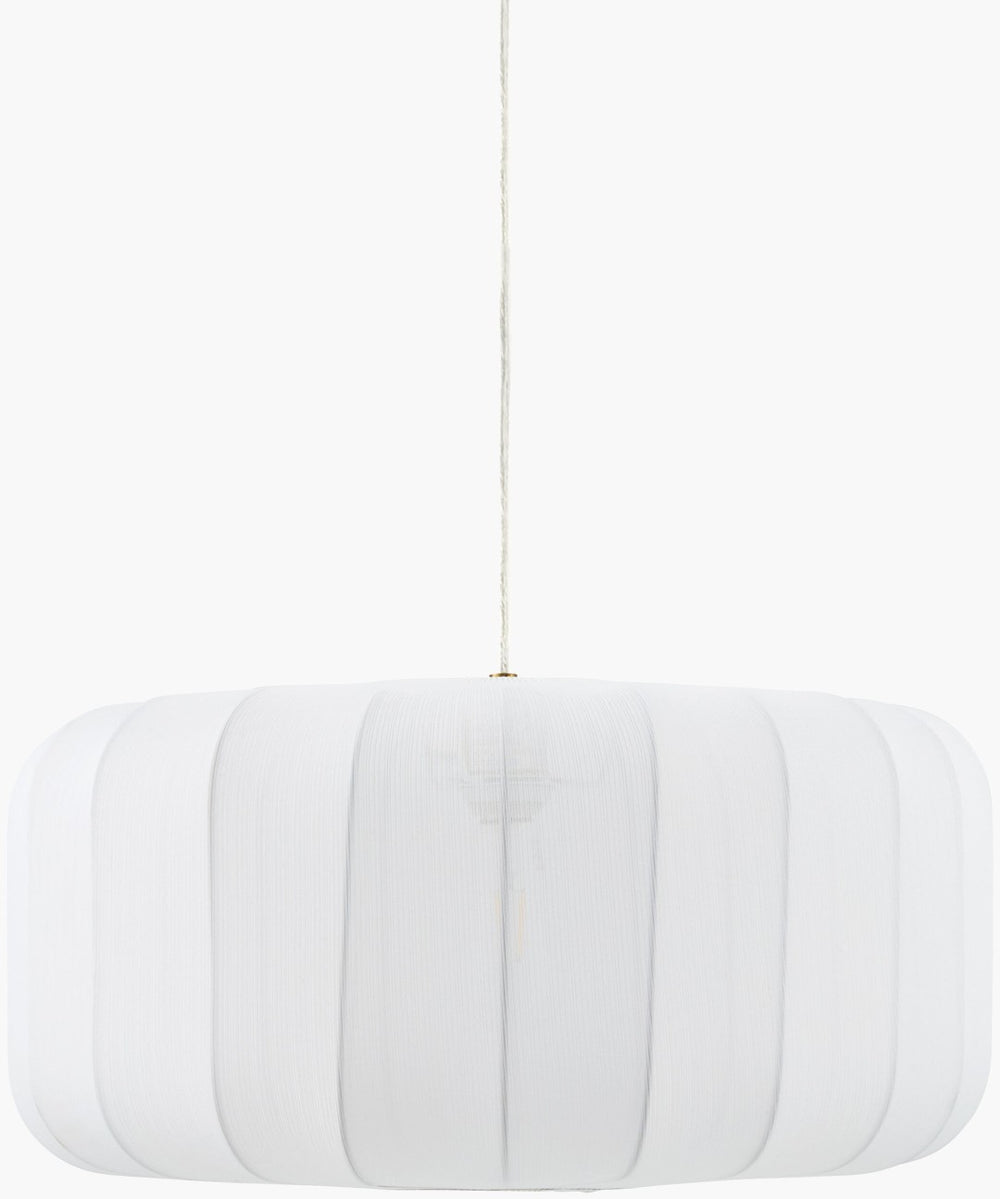 Livabliss Ceduna Raw Iron Cotton Shade Pendant Light Vintage Industrial Farmhouse Dining Room CUN-005