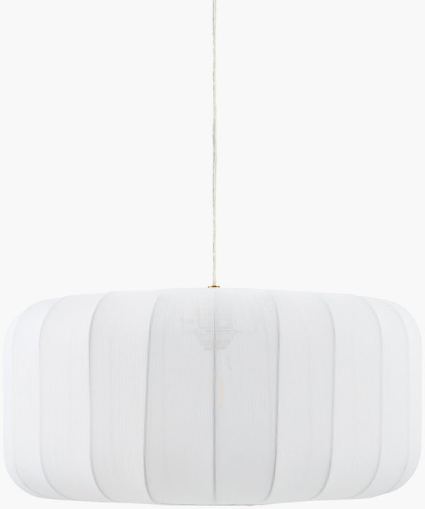 Livabliss Ceduna Raw Iron Cotton Shade Pendant Light Vintage Industrial Farmhouse Dining Room CUN-005