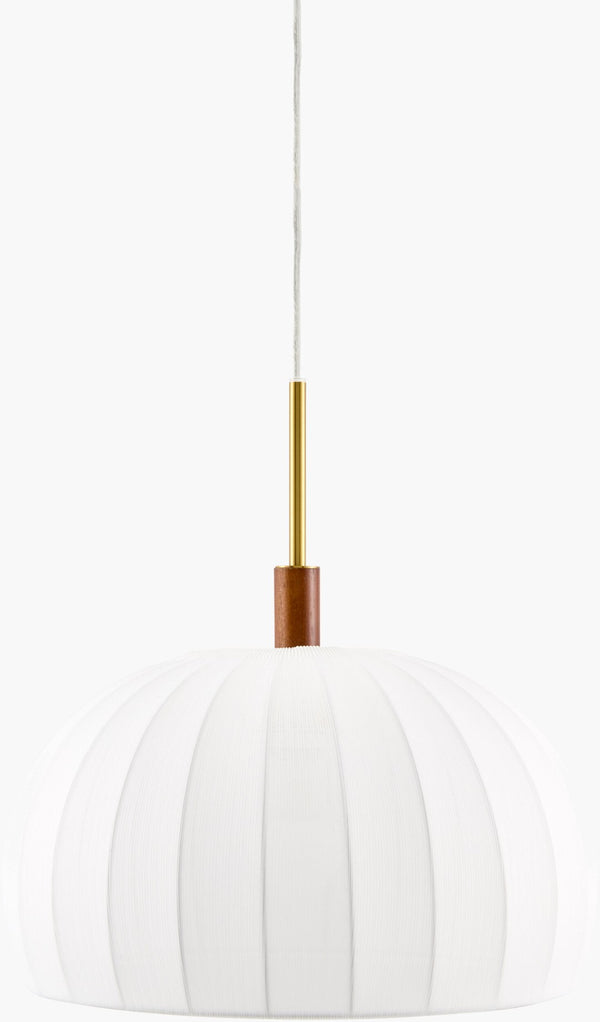 Livabliss Ceduna Cotton Shade Industrial Rustic Pendant Light for Dining Rooms and Kitchen Islands CUN-009