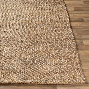 Livabliss Curacao Handwoven Natural Jute Flatweave Area Rug for Bohemian and Coastal Living Spaces Light Brown, Cr 2'6" x 8' CUR2301-268