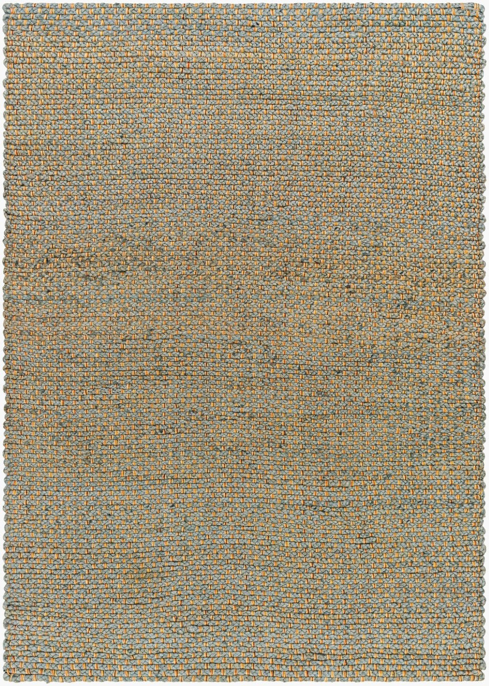 Livabliss Curacao Handwoven Natural Jute Flatweave Accent Rug for Entryway or Layered Decor Sky Blue, Sandy 2' x 3' CUR2302-23