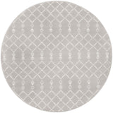 Nourison Whimsicle WHS02 Machine Made Power-loomed No Border Indoor Only Bohemian Farmhouse Rug Grey, Grey 100% Polypropylene 99446830937