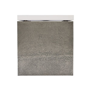 Bernhardt Bernhardt Catalina Sculptural Bunching Table With Hovering White Plaster Maple Top & Textured Graphite Base 301155