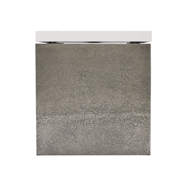 Bernhardt Bernhardt Catalina Sculptural Bunching Table With Hovering White Plaster Maple Top & Textured Graphite Base 301155