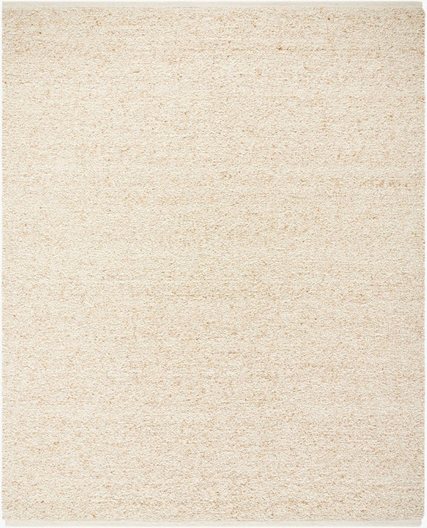 Livabliss Curly Hand Woven New Zealand Wool Area Rug for Living Dining or Bedroom Decor Ivory, Cream 9' x 12' CUY2300-912