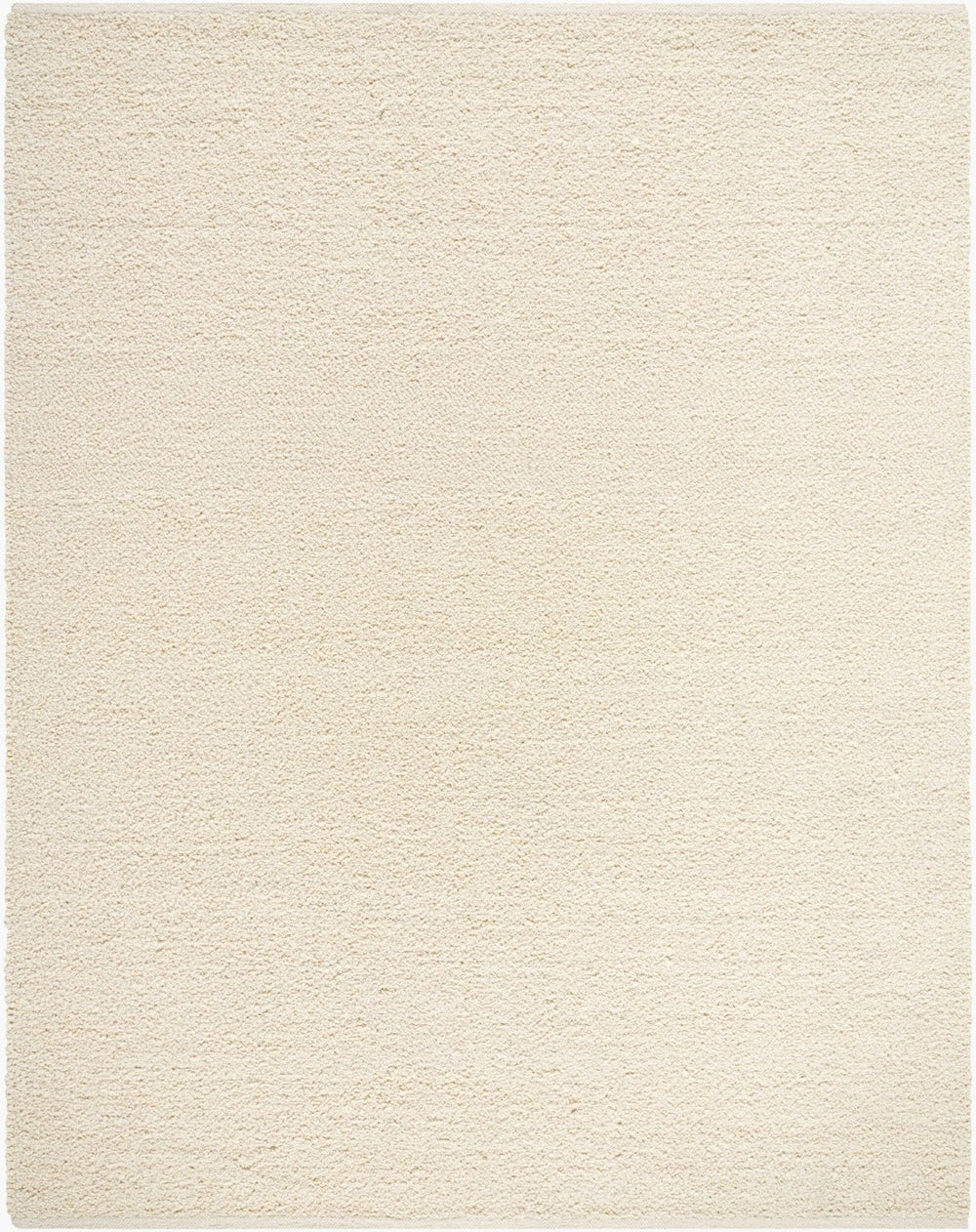 Livabliss Curly Pure New Zealand Wool Area Rug Hand Woven Texture for Large Living Spaces Ivory, Cream 12' x 15' CUY2303-1215