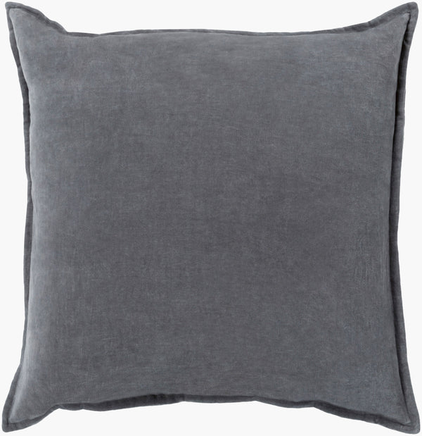 Surya Cotton Velvet Accent Pillow - 18" Plush Decorative Cushion For Modern Home Elegance & Comfort  Cotton,Cotton Cv003-1818p