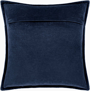 Surya Cotton Velvet Accent Pillow - 18" Plush Decorative Cushion For Modern Home Elegance & Comfort  Cotton,Cotton Cv009-2222p