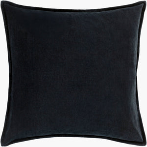 Surya Cotton Velvet Accent Pillow - 18" Plush Decorative Cushion For Modern Home Elegance & Comfort  Cotton,Cotton Cv012-2222p