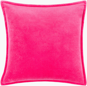 Surya Cotton Velvet Accent Pillow - 18" Plush Decorative Cushion For Modern Home Elegance & Comfort Rose Cotton,Cotton Cv031-2020p
