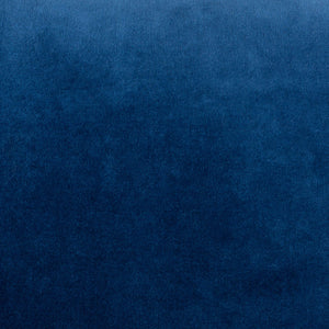 Surya Cotton Velvet Lumbar Pillow 13"L X 19"W – Plush, Minimalist Elegance For Stylish Home Décor Navy Cotton,Cotton Cv045-1319d