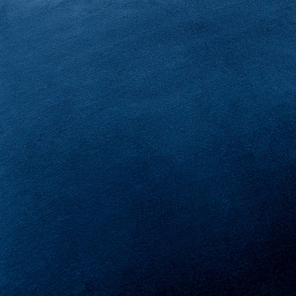 Surya Cotton Velvet Lumbar Pillow 13"L X 19"W – Plush, Minimalist Elegance For Stylish Home Décor Midnight Blue Cotton,Cotton Cv059-1320p