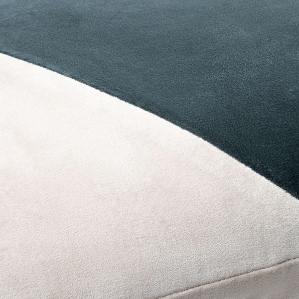 Surya Cotton Velvet Lumbar Pillow 13"L X 19"W – Plush, Minimalist Elegance For Stylish Home Décor Teal Cotton,Cotton Cv067-1320p