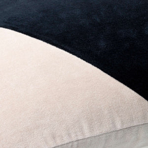 Surya Cotton Velvet Lumbar Pillow 13"L X 19"W – Plush, Minimalist Elegance For Stylish Home Décor Black Cotton,Cotton Cv074-1320p