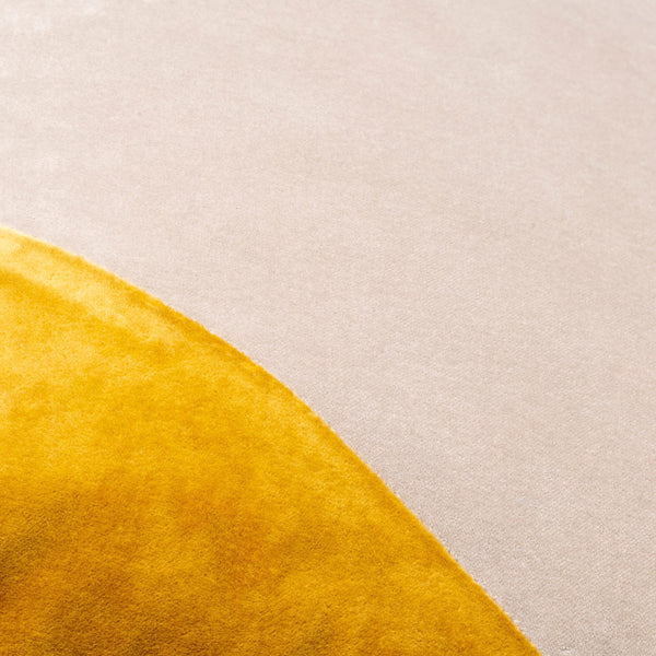 Surya Cotton Velvet Accent Pillow - 18" Plush Decorative Cushion For Modern Home Elegance & Comfort Mustard Cotton,Cotton Cv080-2222