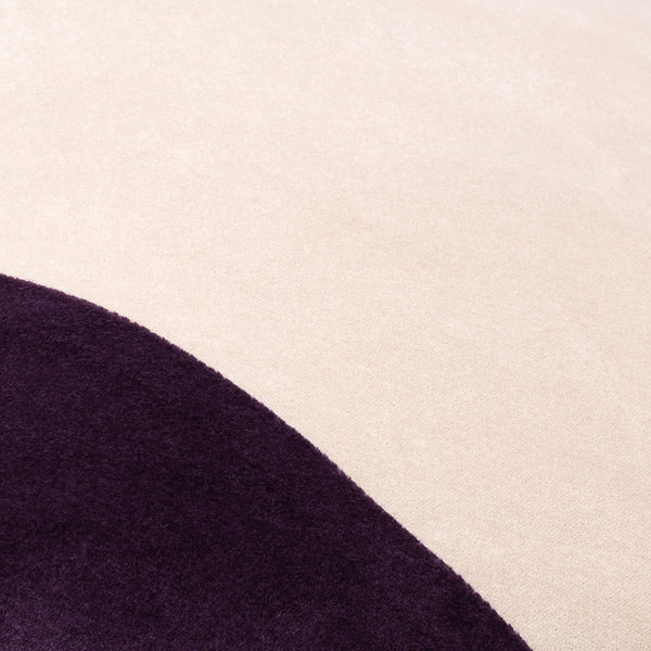 Surya Cotton Velvet Accent Pillow - 18" Plush Decorative Cushion For Modern Home Elegance & Comfort Plum Cotton,Cotton Cv082-2020p