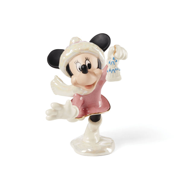 Lenox Disney Winter Fun 5-Piece Figurine Set Ivory, IVORY PORCELAIN 897079