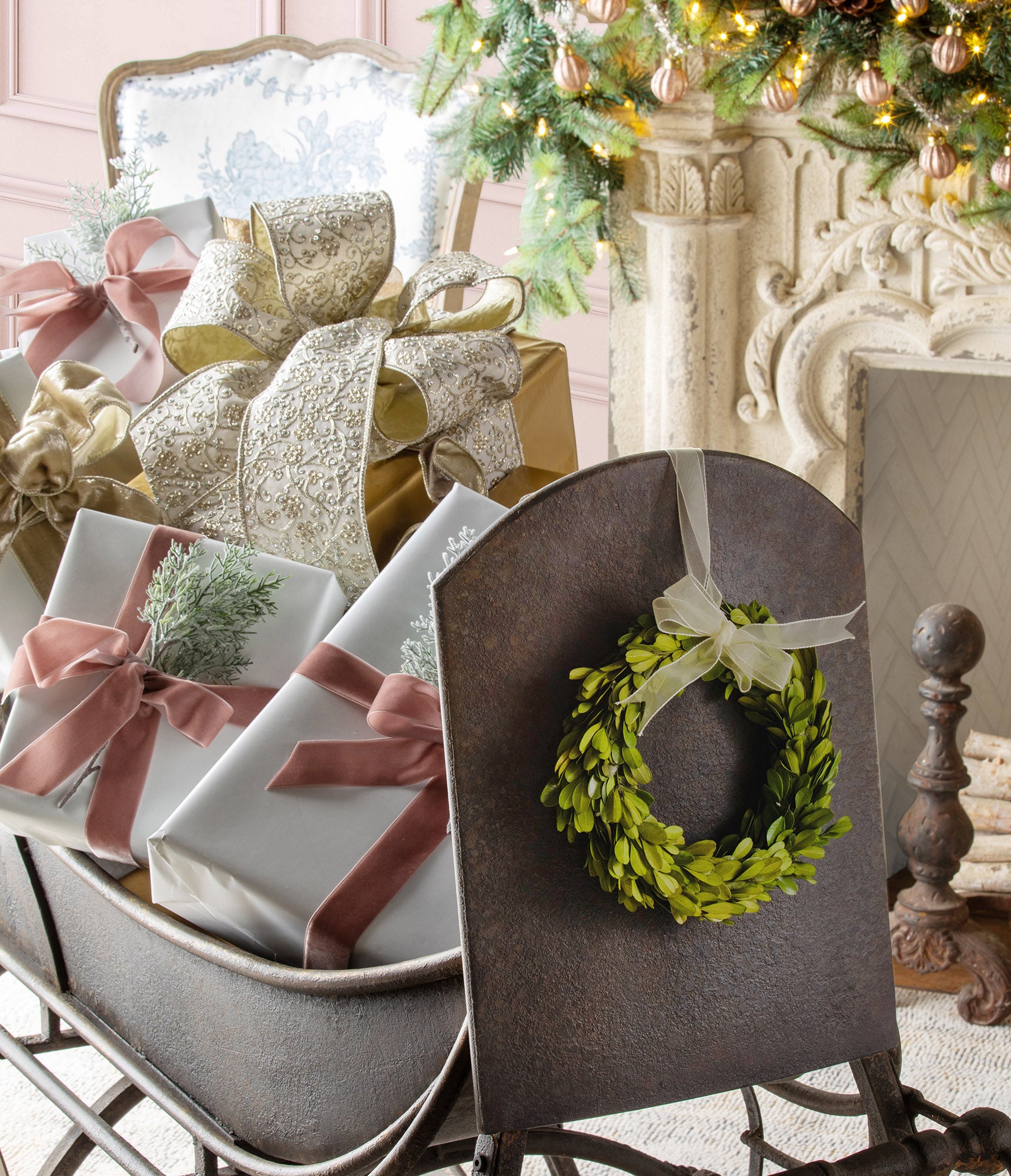 Park Hill Preserved Boxwood Wreath - Thumbnail 5